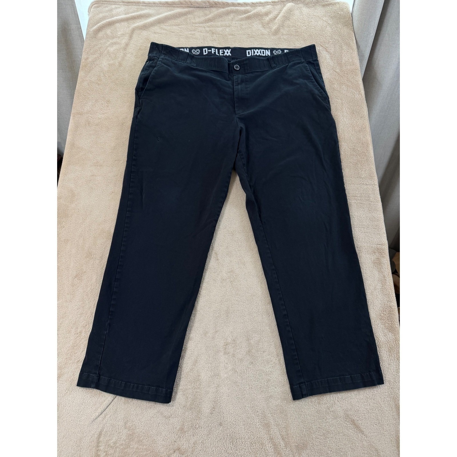 Dixxon D-Flexx Pants Mens Size 44x30 Navy Blue Black Stretch Chino
